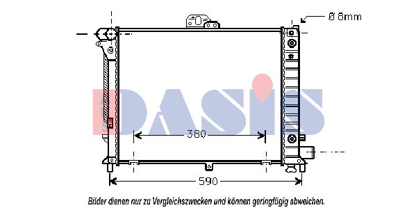 AKS DASIS Radiators, Motora dzesēšanas sistēma 190005N